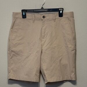 Tommy Hilfiger Men's Beige Flat Front Shorts